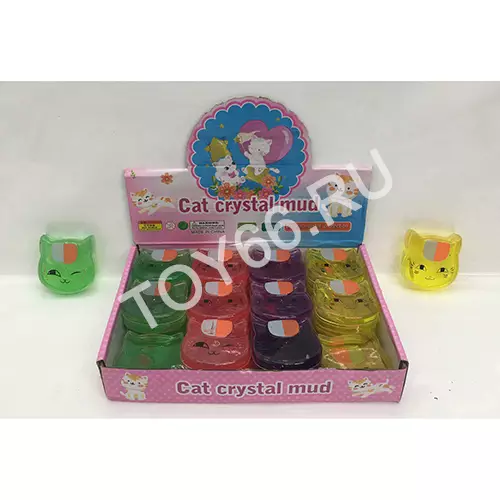 Лизун Кошки 24 шт. в блоке 28467