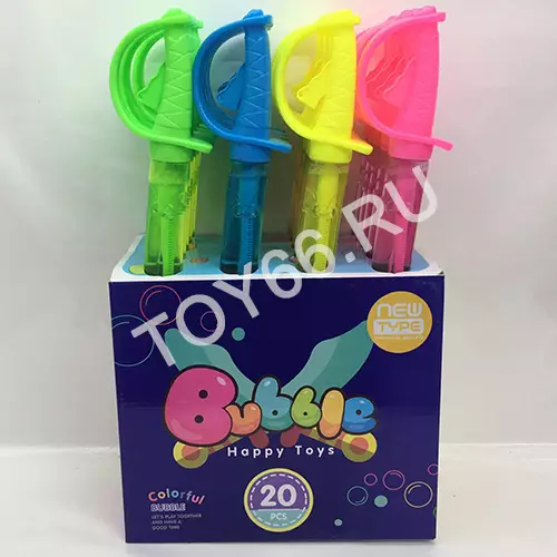 Мыльные пузыри Шпага 20 шт. в блоке 6066