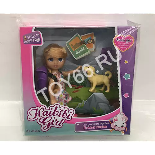 Кукла с щенком BLD233