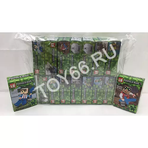 Конструктор Герои из кубиков 16 шт. в блоке LB379