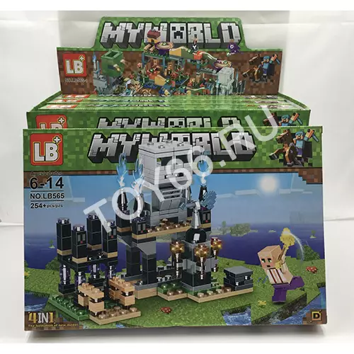 Конструктор Герои из кубиков 4 шт. в блоке LB565-1