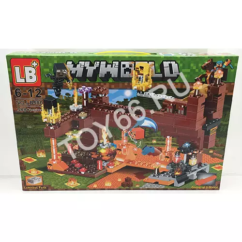 Конструктор Герои из кубиков 388 дет. LB580