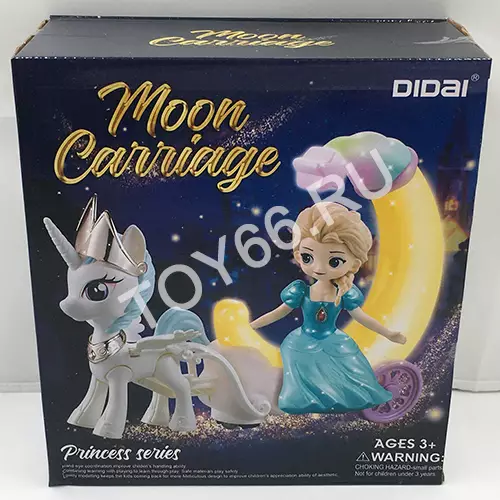 Игрушка Лунная карета с принцессой (свет) LD-156 Игрушка Лунная карета с принцессой (свет) LD-156
