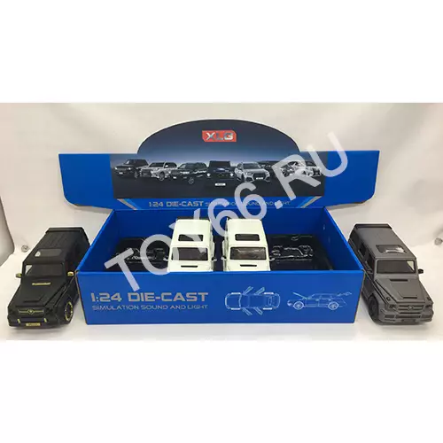 Машинки (металл) Гелентванег 4 шт. в блоке M929Y