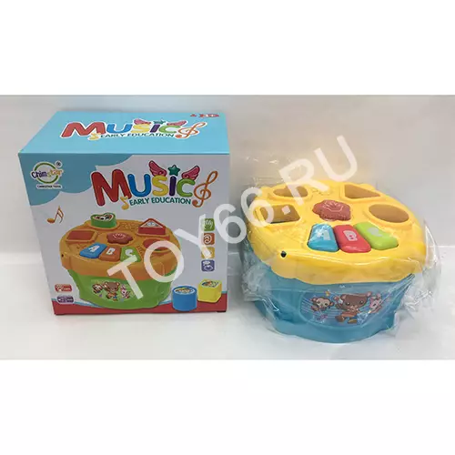 Музыкальная игрушка на батарейках (свет, звук) QF366-029