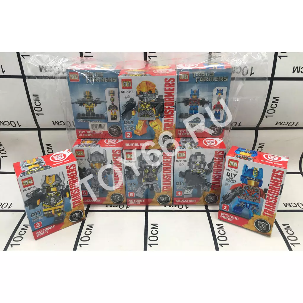 Конструктор Трансформер 12 шт в блоке 0171E