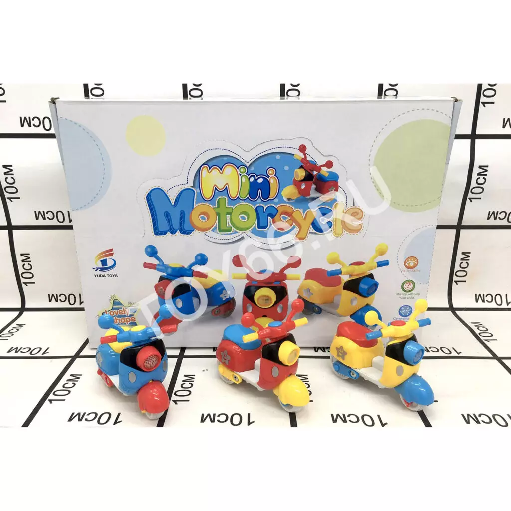 Заводная игрушка Мотоцикл 12 шт в блоке 0883