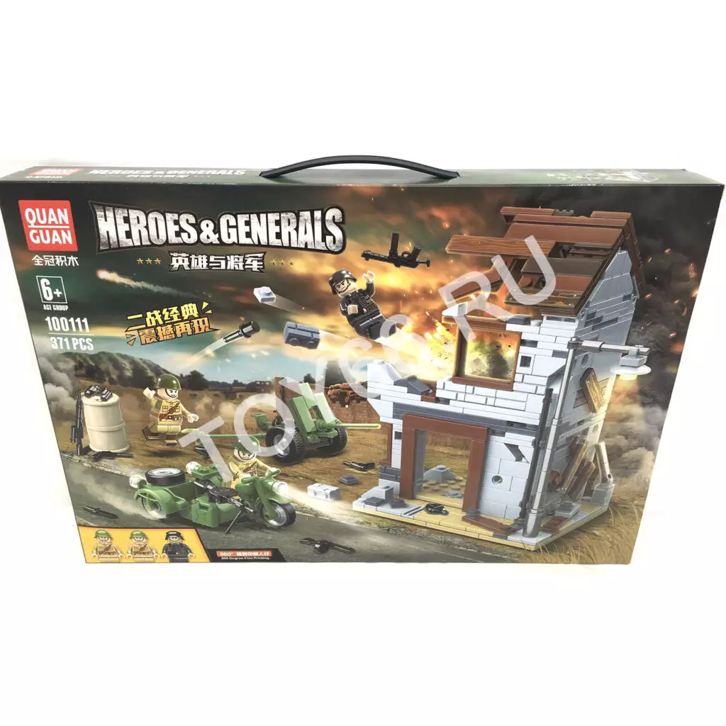 Конструктор Герои 371 дет. 100111