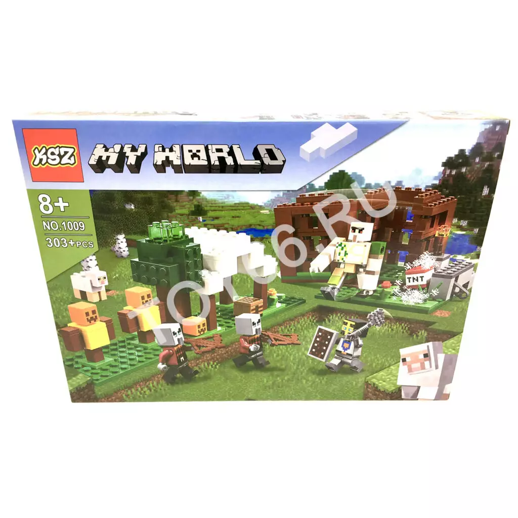 Конструктор Герои из кубиков 303 дет. 1009