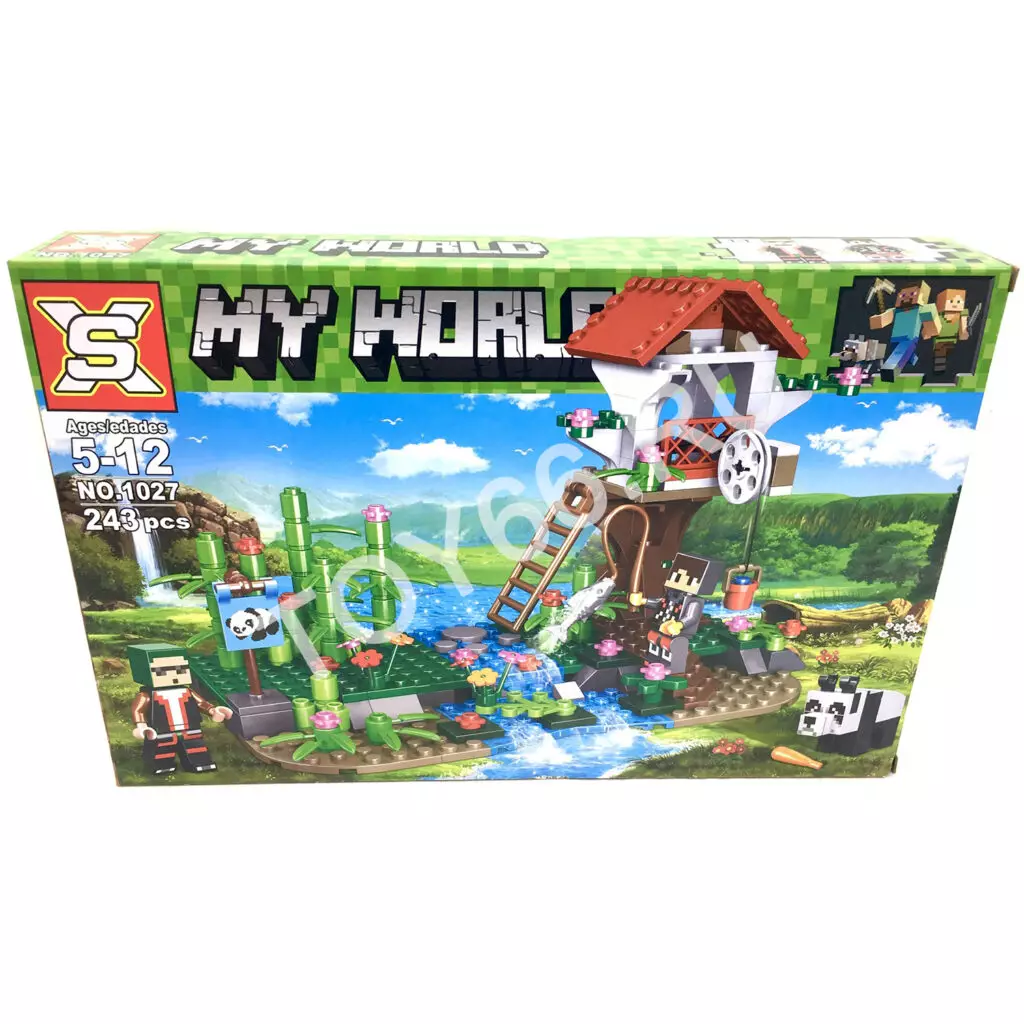 Конструктор Герои из кубиков 243 дет. 1027