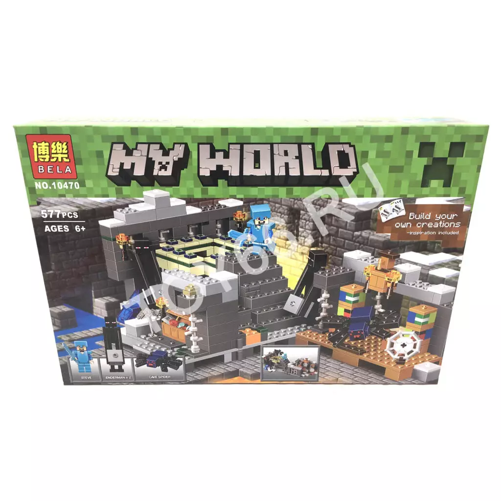 Конструктор Герои из кубиков 577 дет. 10470