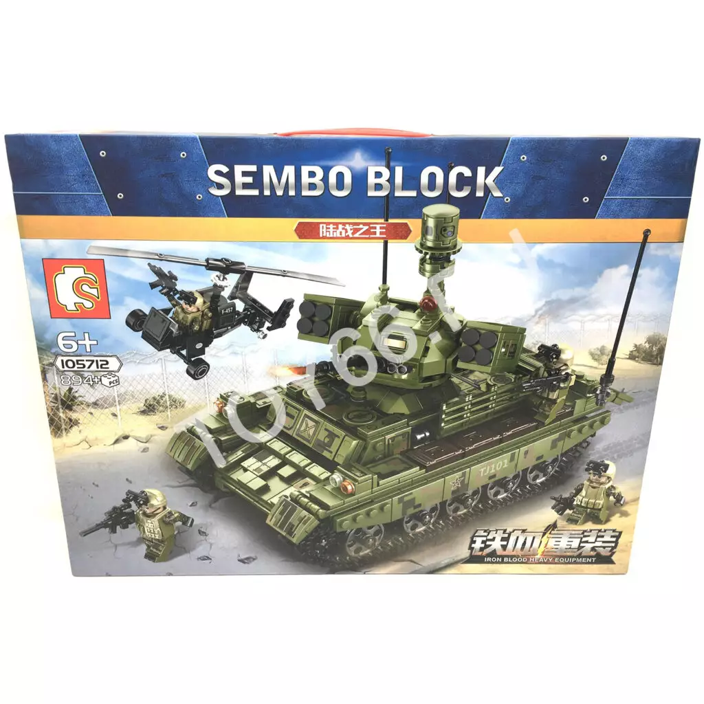 Конструктор Танк 894 дет. 105712