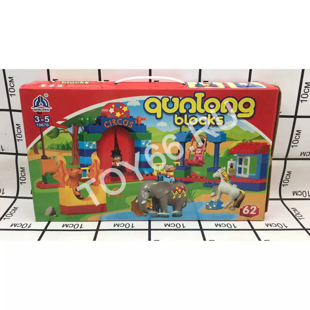 Конструктор Зоопарк 62 дет. 10670