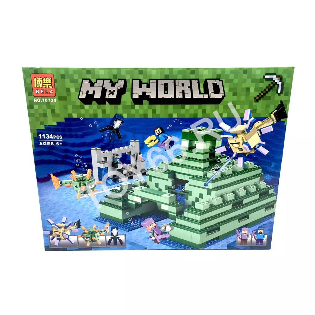 Конструктор Герои из кубиков 1134 дет. 10734