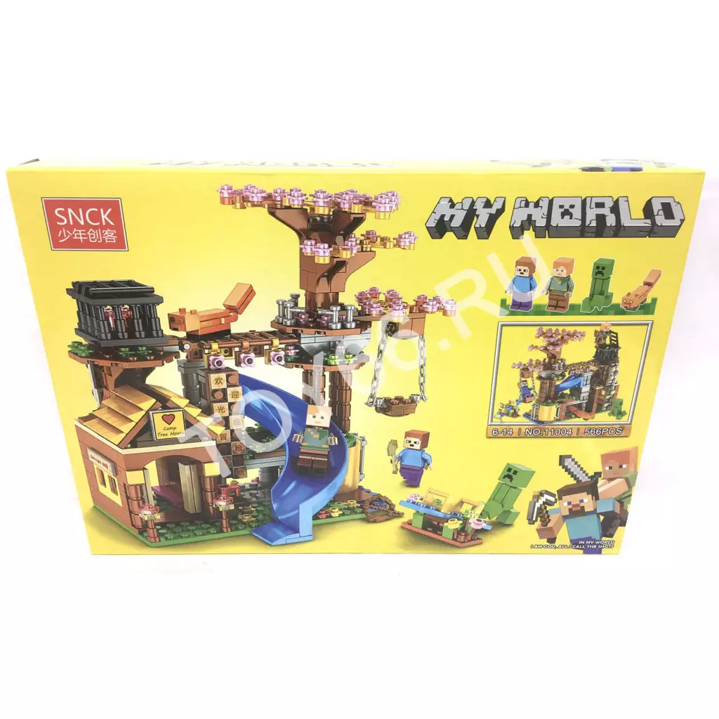 Конструктор Герои из кубиков 566 дет. 11004