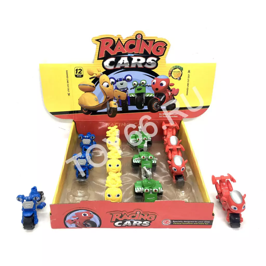 Мультгерои Мопед 12 шт. в блоке 111-4