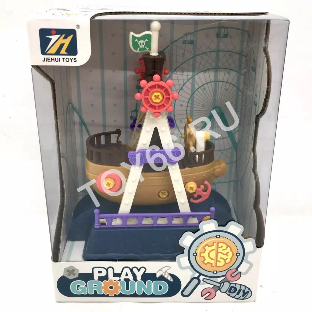 Конструктор с отверткой Корабль 1121