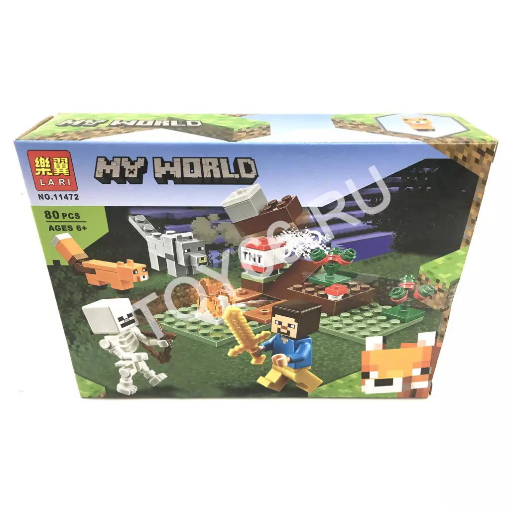 Конструктор Герои из кубиков 80 дет. 11472