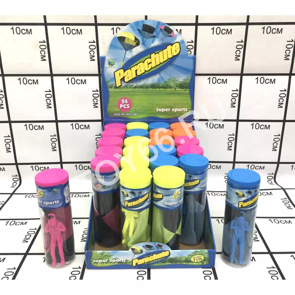 Запускалка-Парашют24 шт в блоке 1258