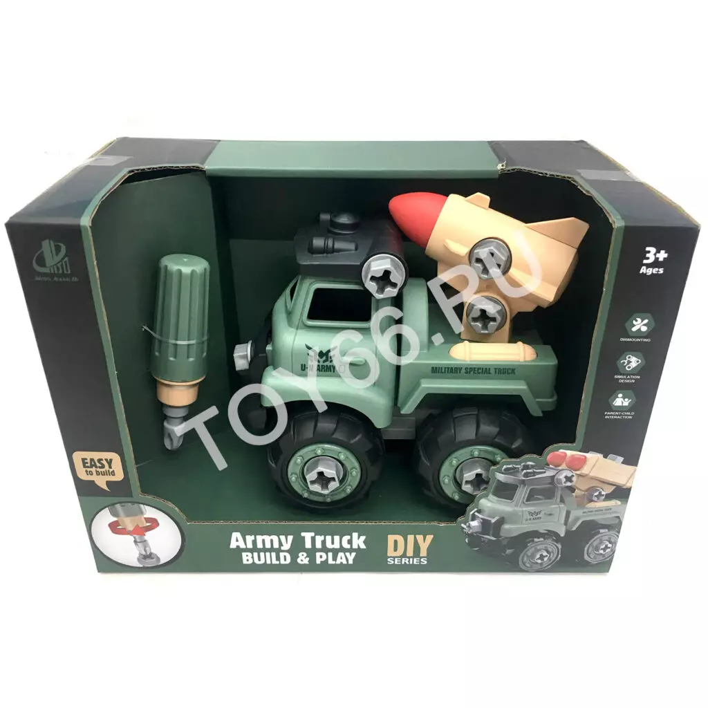 Машинка конструктор с отвёрткой 127-1A