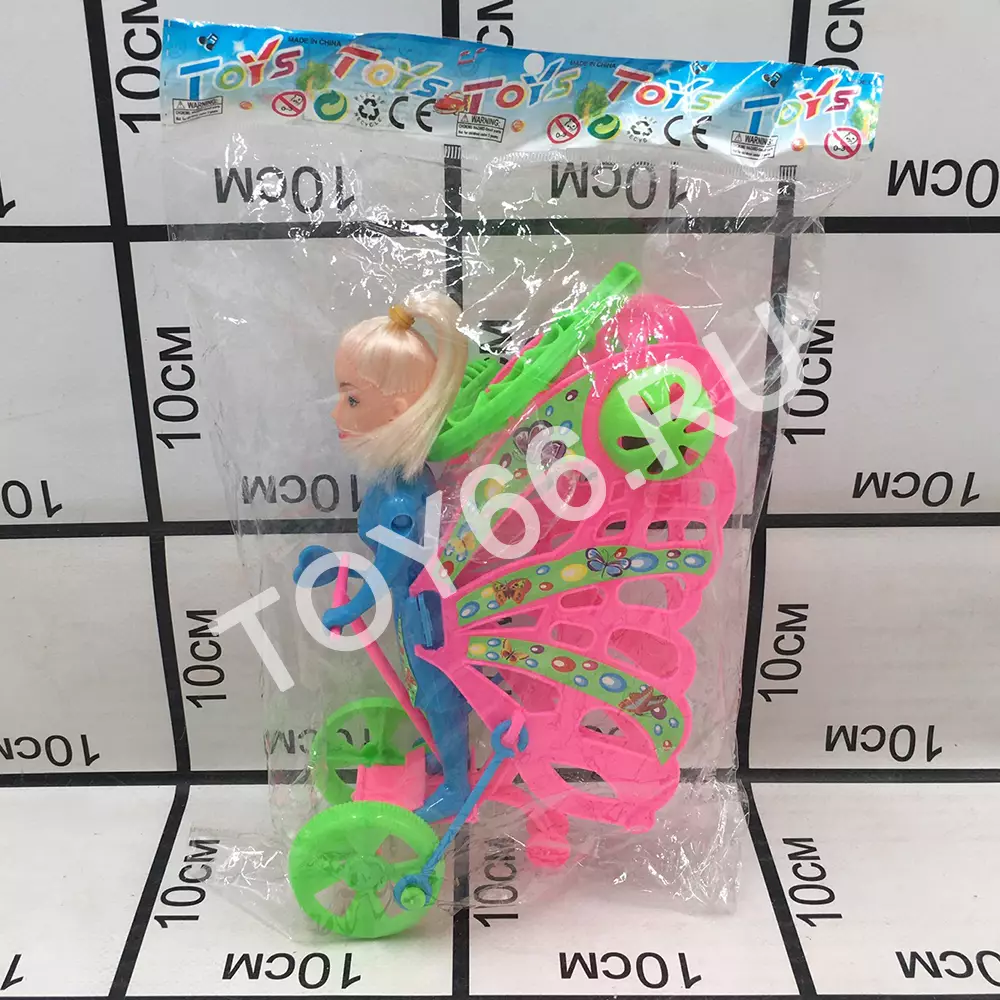 Каталка на палочке Кукла 168-10