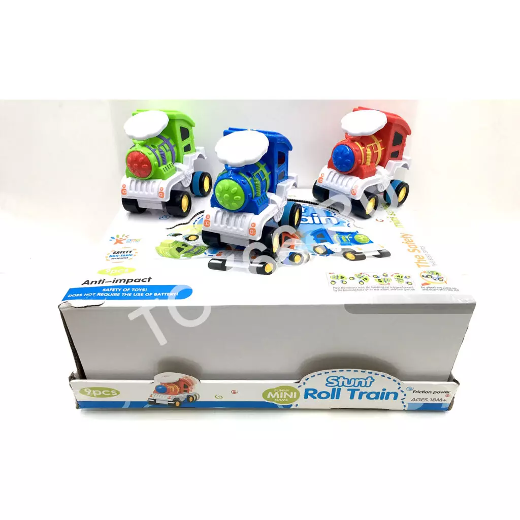 Паровозик 9 шт. в блоке 2018-08A+