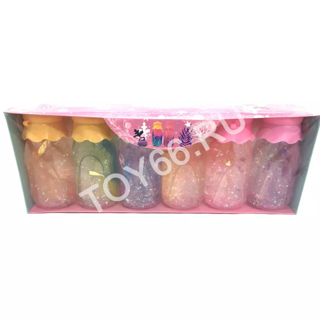 Лизун в баночке 6 шт. в блоке 2153-15