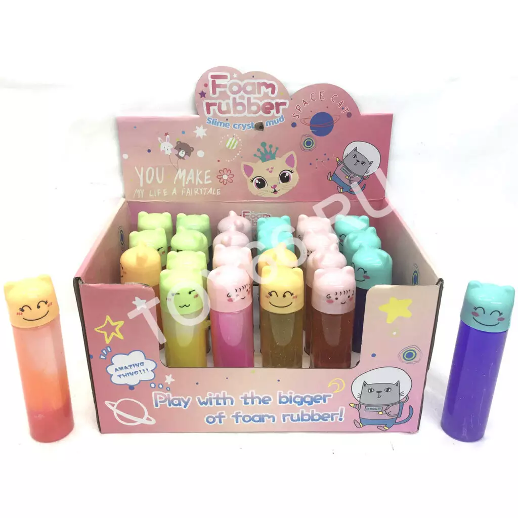 Лизун котята 24 шт. в блоке 2153-17