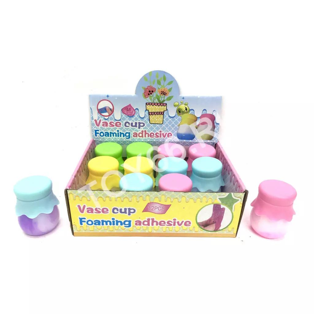 Лизун вазочки 12 шт. в блоке 2153-24