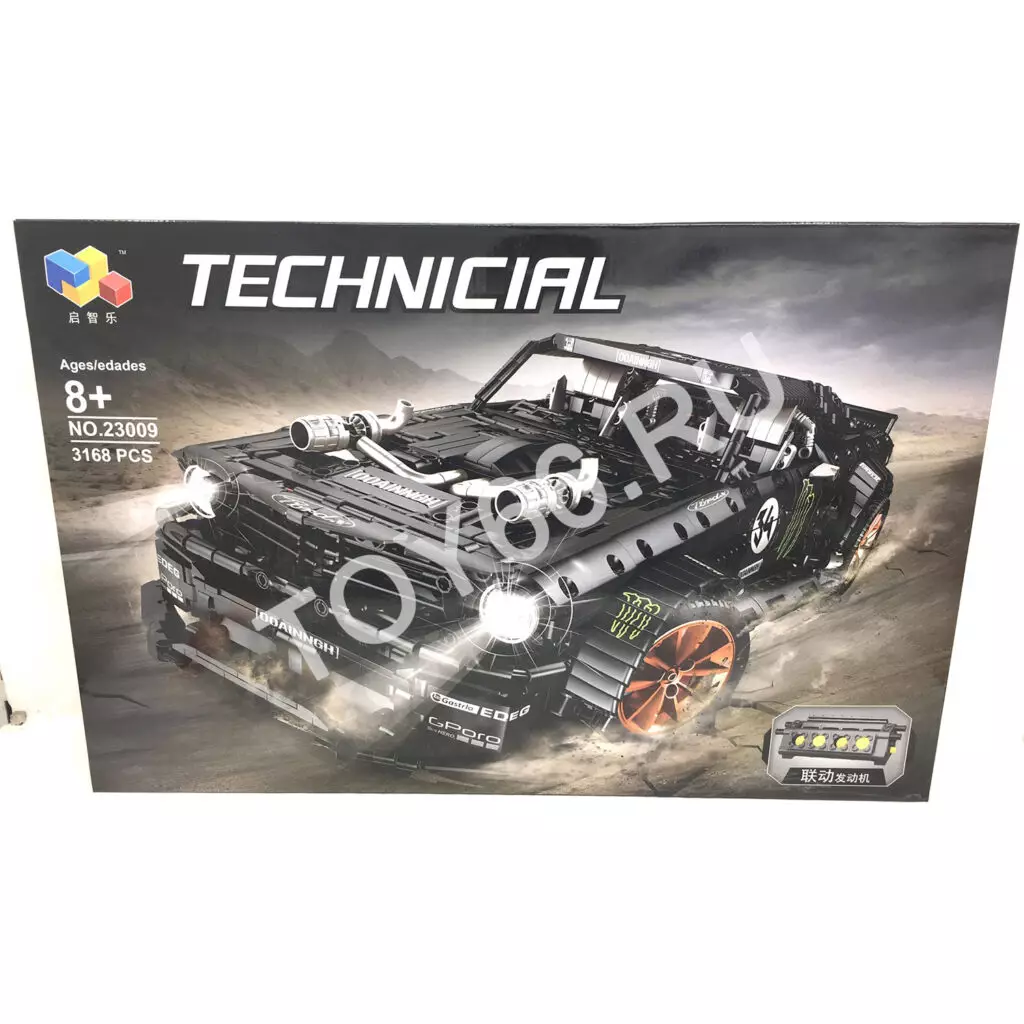 Конструктор Автомобиль 3168 дет. 23009