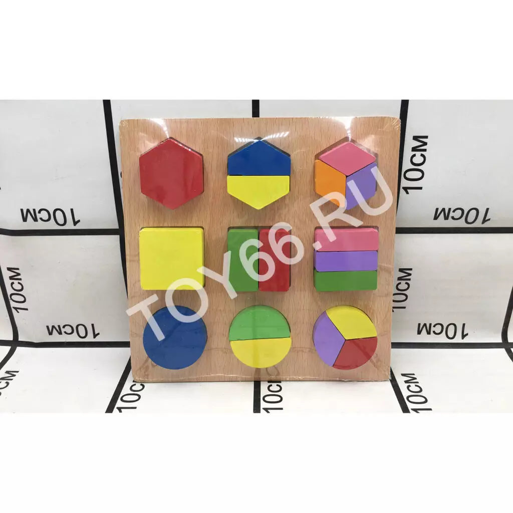 Логические кубики (дерево) 2407-17