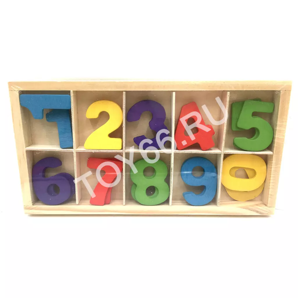 Деревянная игрушка Цифры 2592-106 Деревянная игрушка Цифры 2592-106