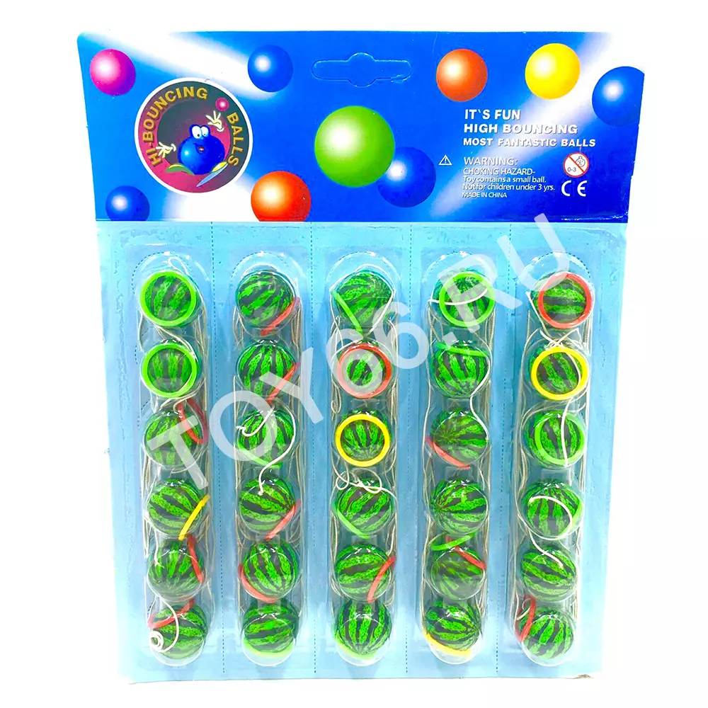 Мяч-прыгун 30 шт. на блистере 2741-16