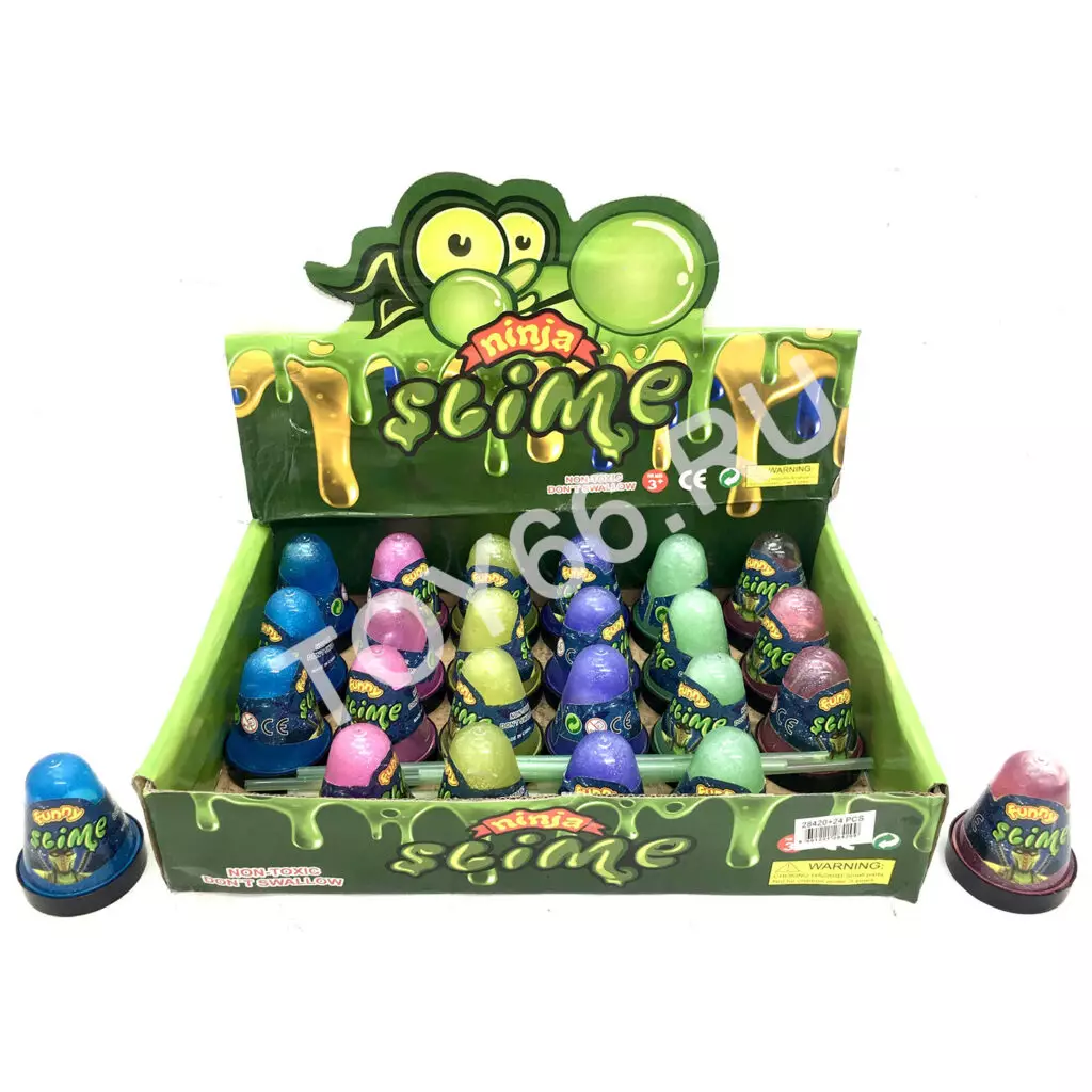 Слайм Ниндзя 24 шт. в блоке 28420