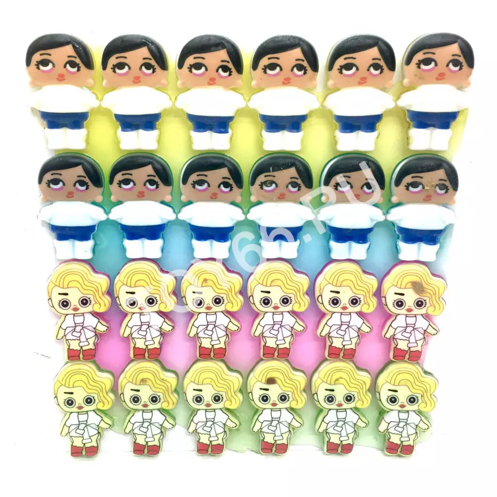 Лизун куколки 24 шт. в блоке 28496