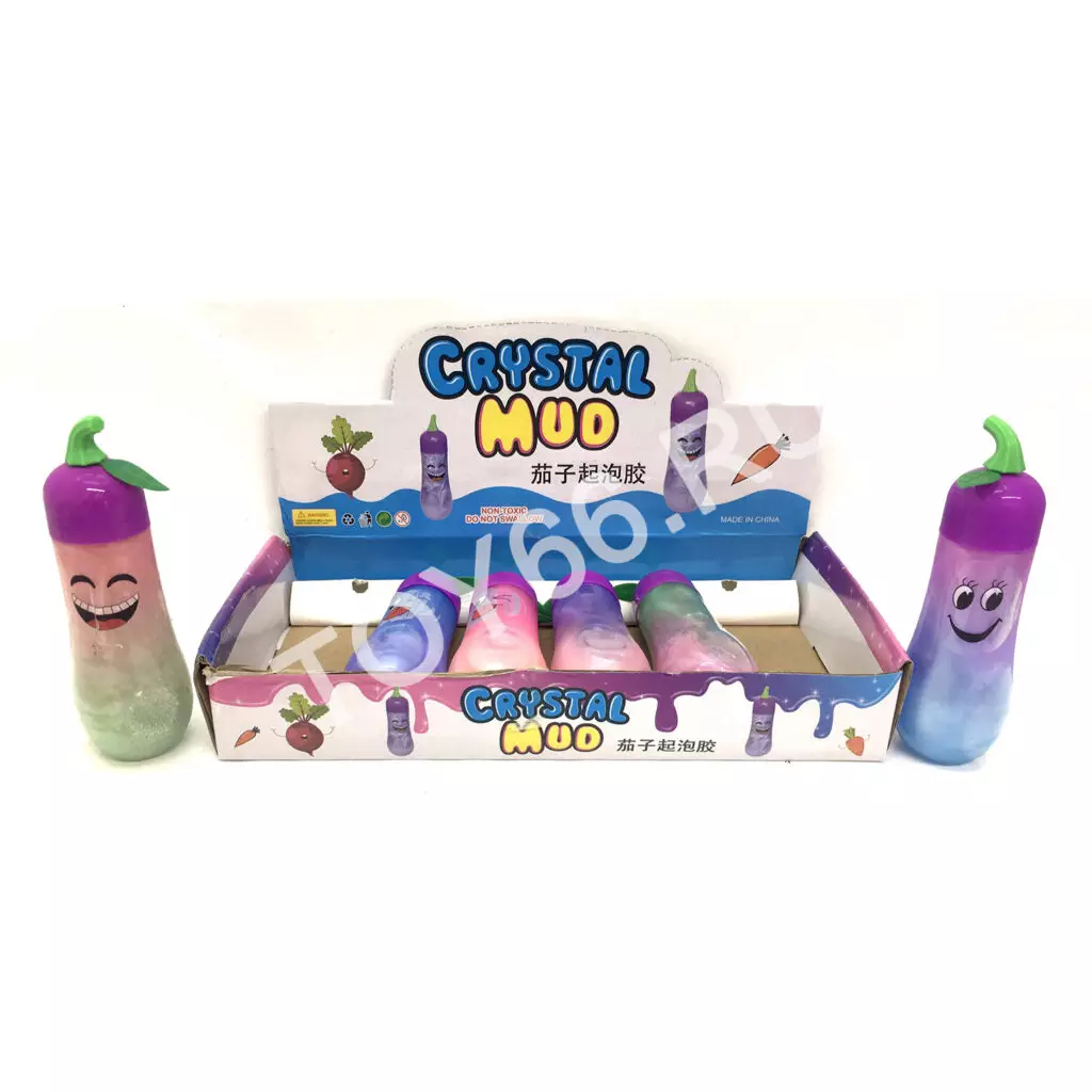 Лизун баклажан 6 шт. в блоке 28497 Лизун баклажан 6 шт. в блоке 28497