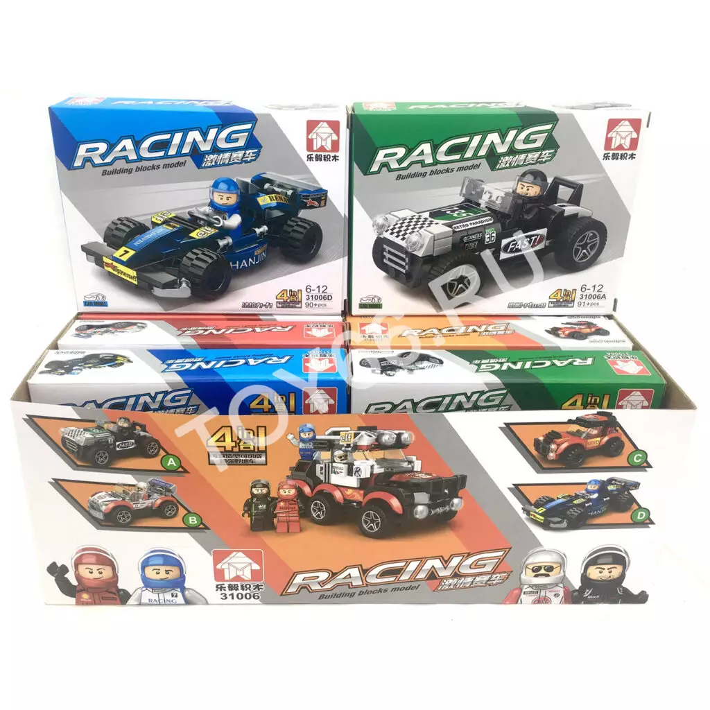 Конструктор Racing 8 шт. в блоке 31006