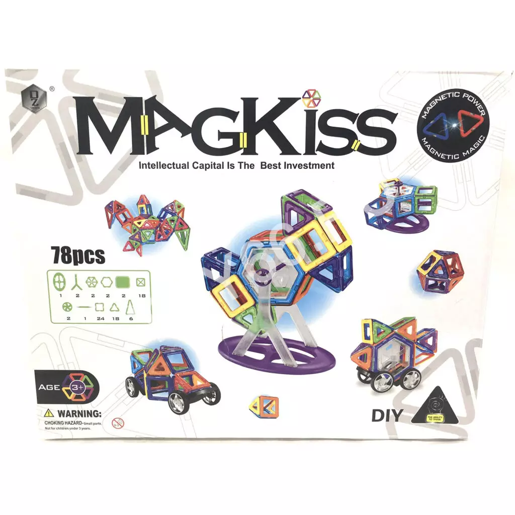 Магнитный конструктор 78 дет 335A