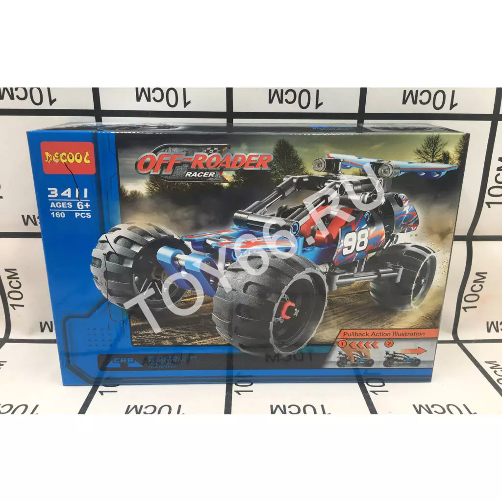 Конструктор Автомобиль 160 дет. 3411