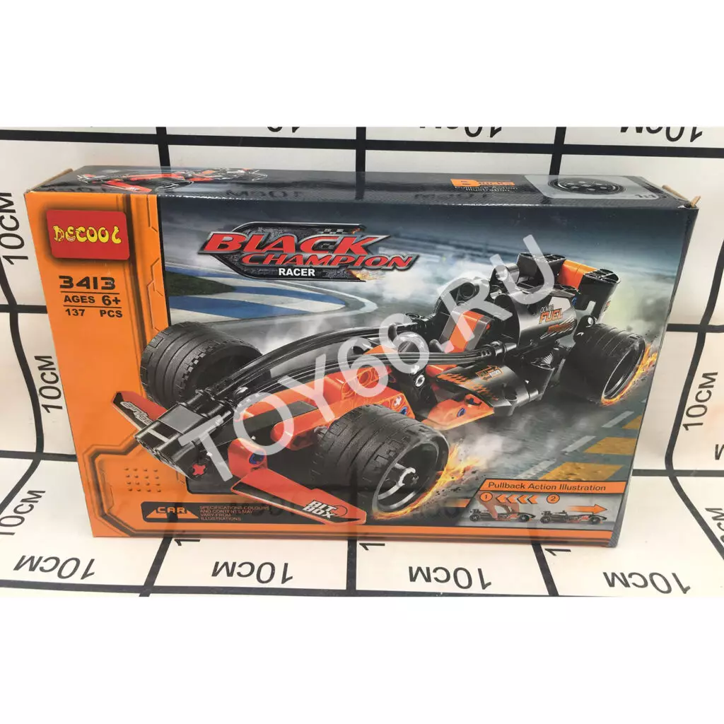 Конструктор Гоночная машина137 дет. 3413