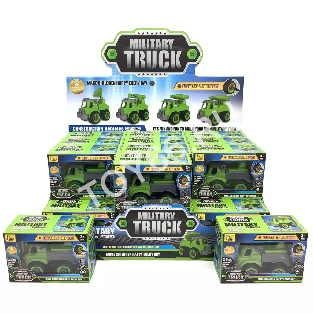 Машинки Конструктор с шуруповёртом 24 шт. в блоке 349