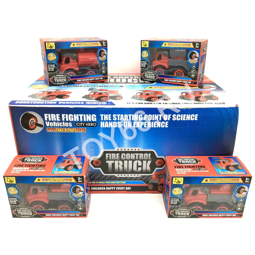 Машинки Конструктор с шуруповёртом 24 шт. в блоке 350