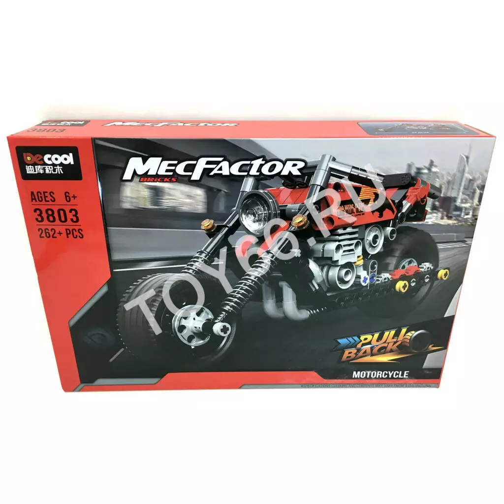 Конструктор Мотоцикл 262 дет. 3803