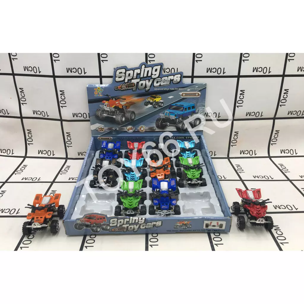 Машинки Вездеход 12 шт. в блоке 399-29D