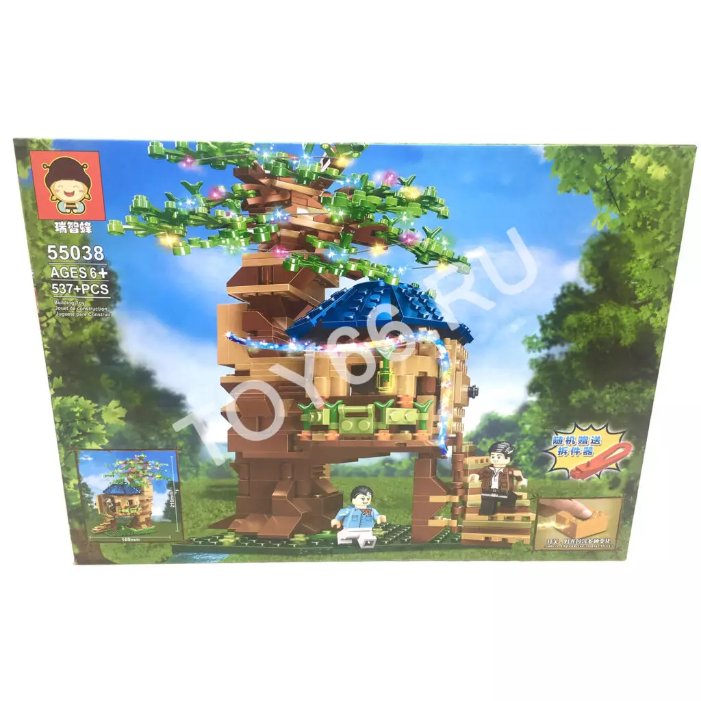 Конструктор Домик на дереве 537 дет. 55038