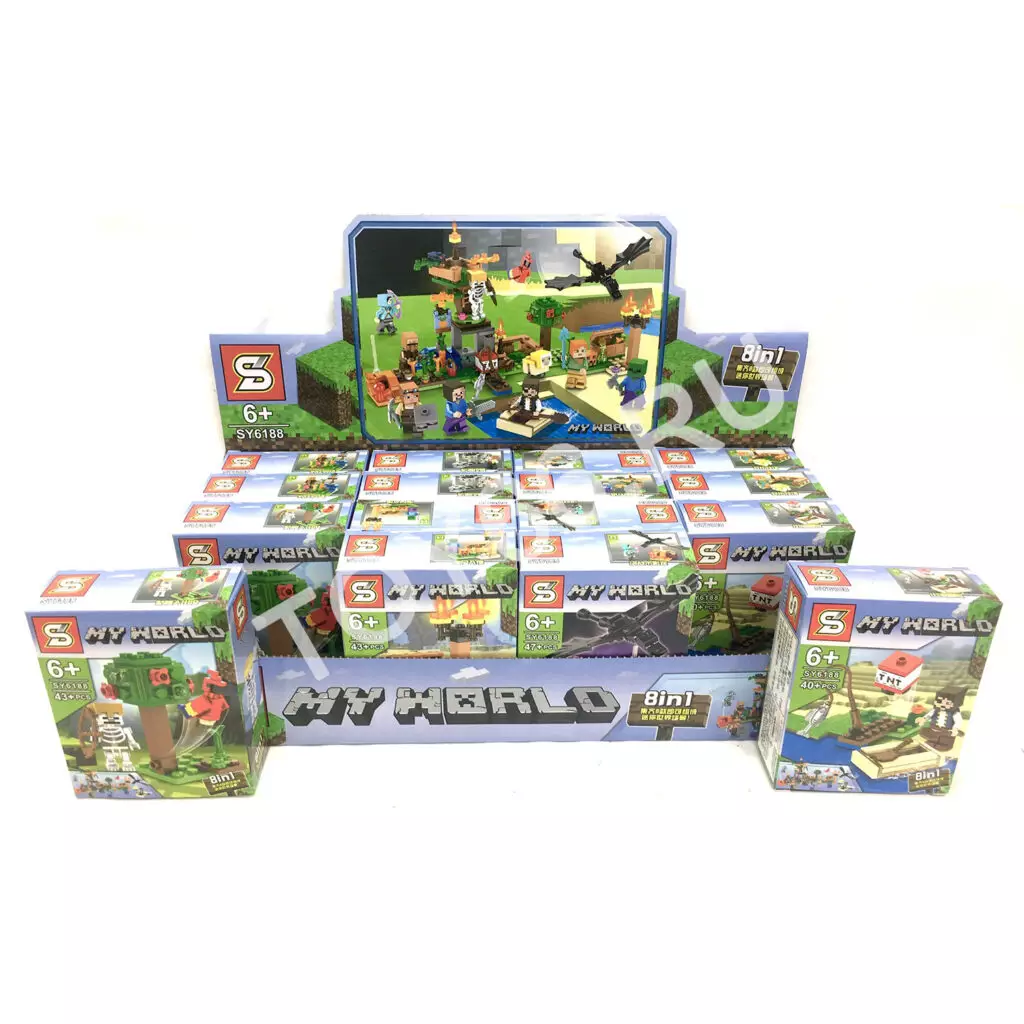 Конструктор Мой Мир 16 шт в блоке 6188
