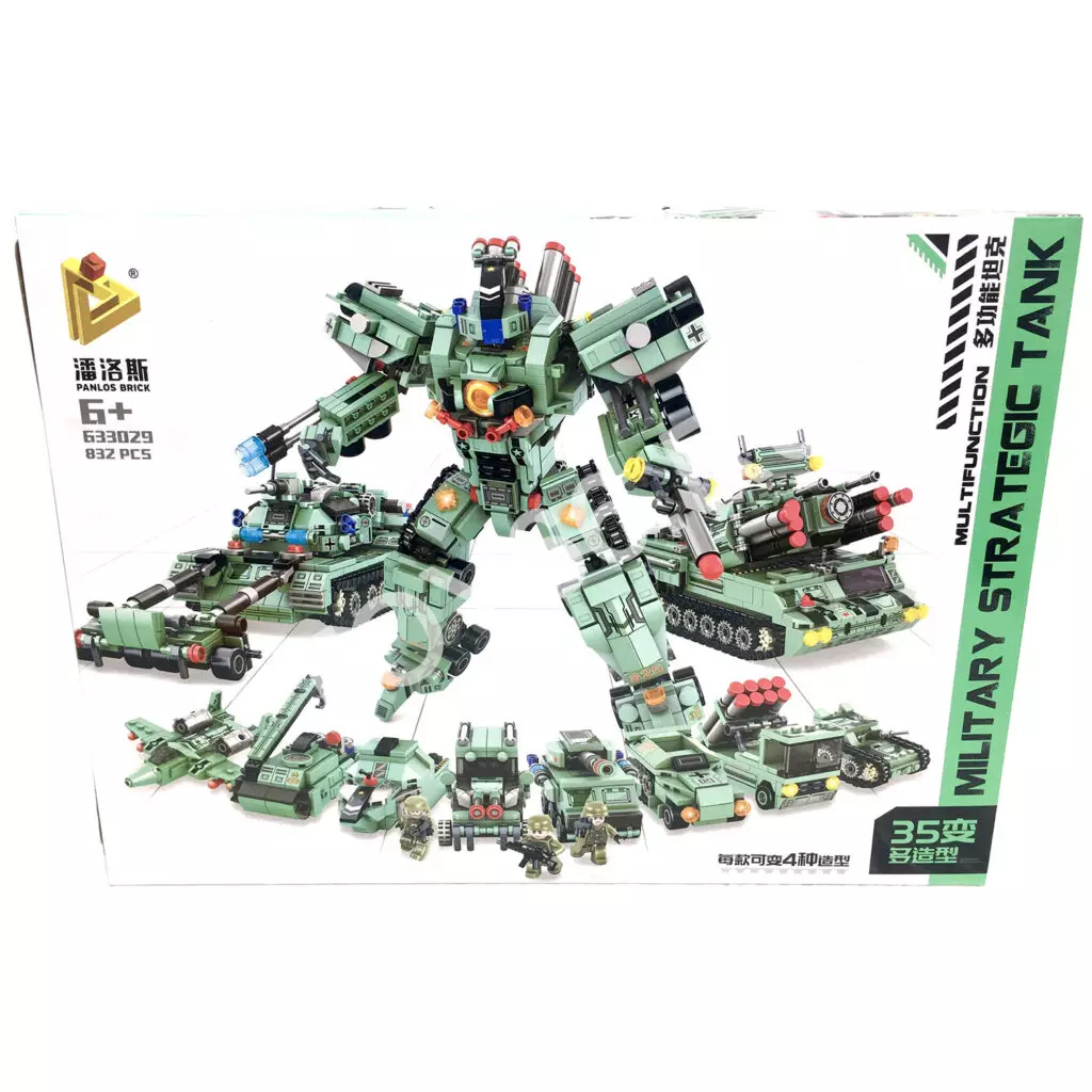 Конструктор Танк трансформер 832 дет. 633029