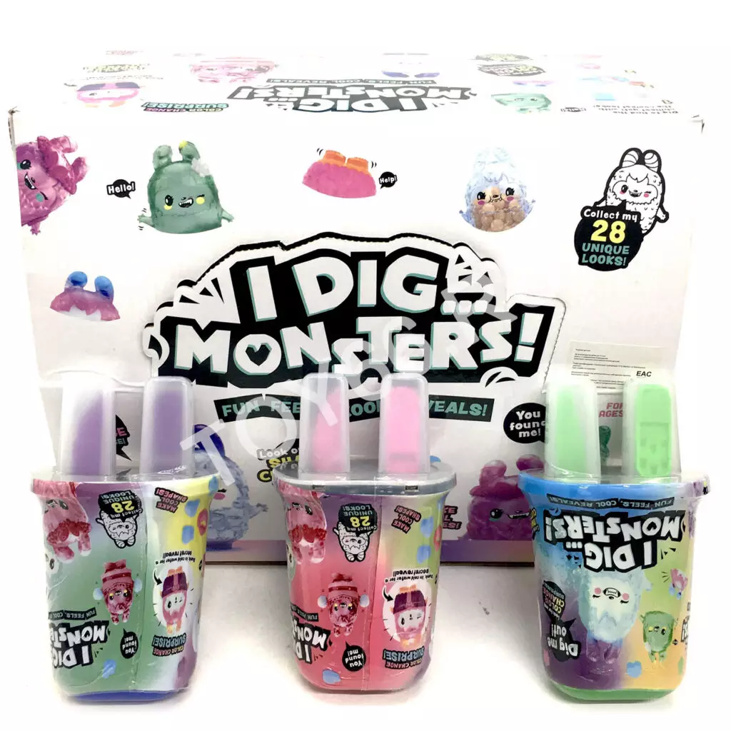 Игрушка Idig Monsters 12 шт. в блоке 6666-3