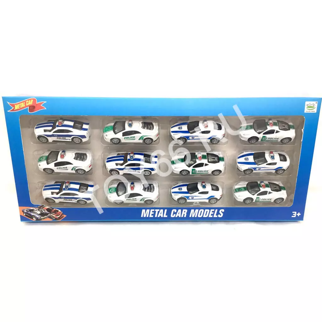 Машинки полиц. 12 шт. в наборе 6688-100J
