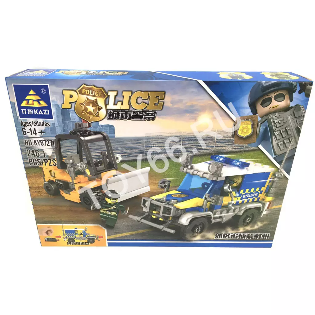 Конструктор Полиция 246 дет. 67271